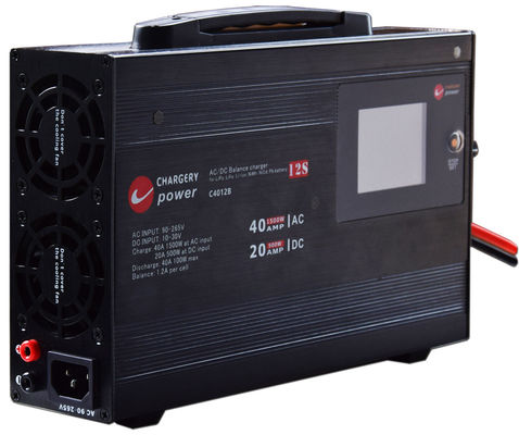 แบตเตอรี่ 48V 1500W Balancer Charger Discharger 4S 6S 8S 12S LiPo NMC LiFe LiTo Pb 40A