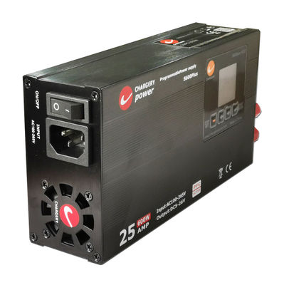 24V 600W ปรับความแรงกระแสปัจจุบัน SMPS สะดวก 55mm เสียงต่ํา SMPS 25A 24V