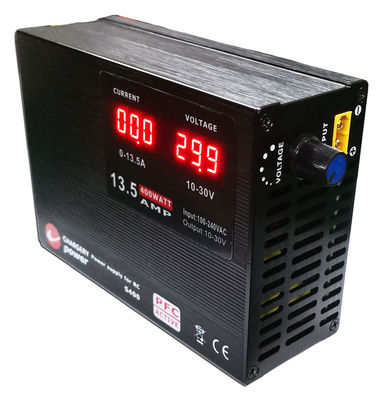 30V 400W ปรับปริมาตรแรงดันปัจจุบัน แหล่งไฟฟ้าการสลับ เสียงต่ํา SMPS 13.5A 30V
