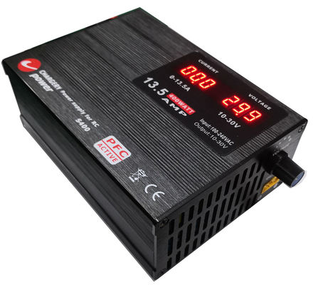 30V 400W ปรับปริมาตรแรงดันปัจจุบัน แหล่งไฟฟ้าการสลับ เสียงต่ํา SMPS 13.5A 30V