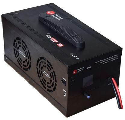 48V 3000W 13S LiPo, NMC, LiFe, LiTo, Pb, VRLA แอนด์แอซิด AGM, GEL ชาร์จแบตเตอรี่สําหรับจักรยานไฟฟ้า, มอเตอร์ไซค์ไฟฟ้า 1-55A