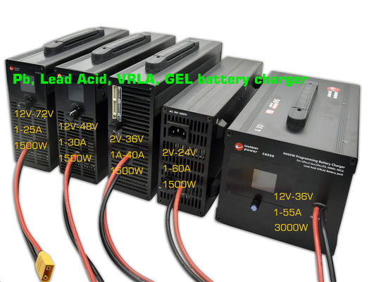 2V 12V 24V VRLA AGM AC To Dc แบตเตอรี่ชาร์จสําหรับ E-Bike มอเตอร์ไซค์