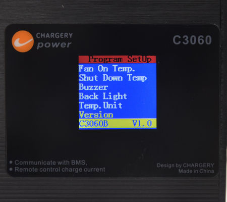 เครื่องชาร์จแบตเตอรี่แบบปรับ 29.7V 11S LTO สําหรับ E มอเตอร์ไซค์ E สกูเตอร์ 1A-60A