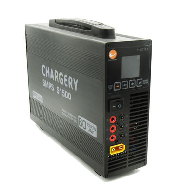 30V 24V 1500W UAV ปรับได้ SMPS แบตเตอรี่ชาร์จคอมแพคต E ริกชาว 68mm 60A