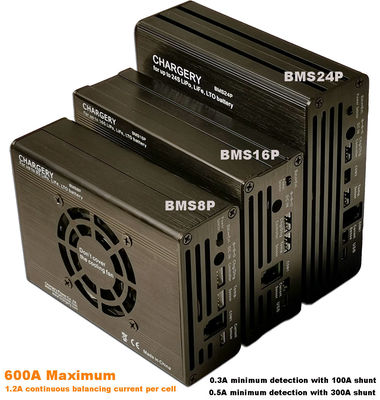 LTO NMC ระบบจัดการแบตเตอรี่ลิเดียม BMS 24S 18S 100A 300A 600A